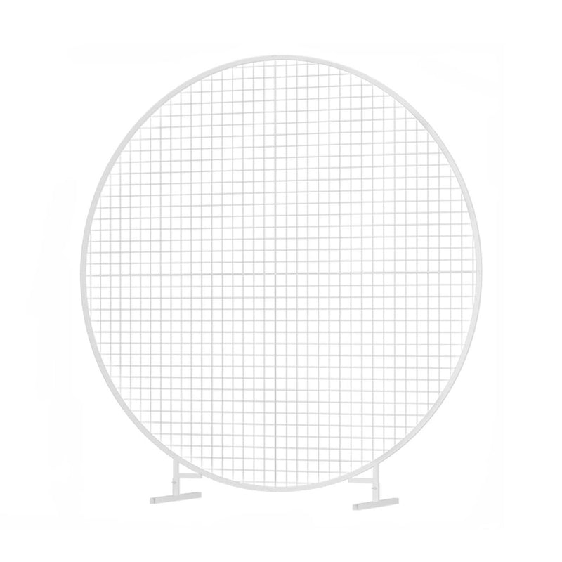 2M Round Backdrop Stand Wedding Background Decoration Party Flower Balloon Display