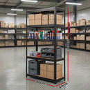 Giantz Garage Shelving 1.6X0.8m Warehouse Shelves Storage Rack Pallet Racking Black