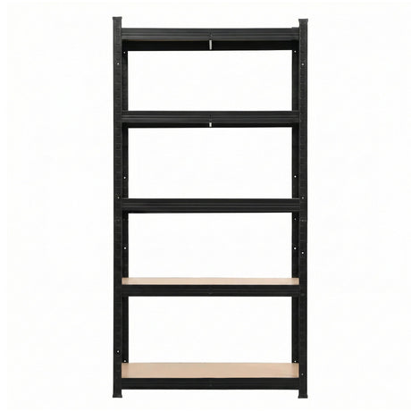 Giantz Garage Shelving 1.6X0.8m Warehouse Shelves Storage Rack Pallet Racking Black