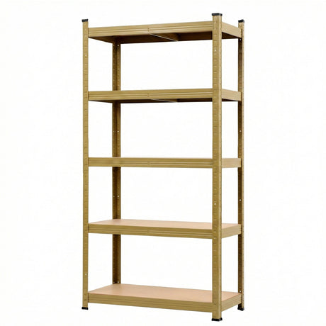 Giantz Garage Shelving 1.6X0.8m Warehouse Shelves Storage Rack Pallet Racking Yellow