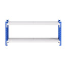 Giantz 2x 0.9M Garage Shelving Workbench Warehouse Rack