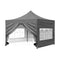 Mountview 3x3M Gazebo Outdoor Pop Up Tent Folding Marquee Camping Canopy Grey