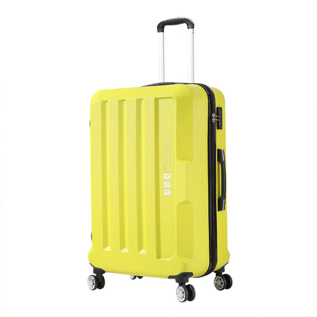 Luggage TSA Hard Case Suitcase Travel Lightweight Trolley Carry on Bag Yellow24