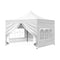 Mountview 3x3M Gazebo Outdoor Pop Up Tent Folding Marquee Camping Canopy White