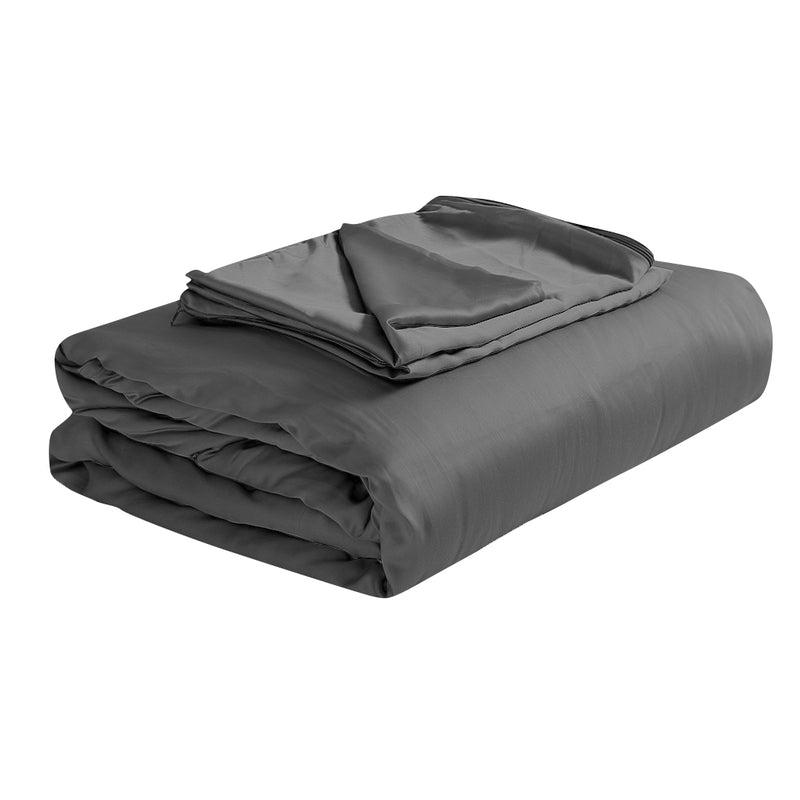 DreamZ 9KG Double Anti Anxiety Weighted Blanket Bamboo Fiber Cover Pillowcase