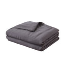 DreamZ Double Dark Grey 11kgs Polyester Weighted Blanket