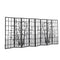 Levede 8 Panel Free Standing Foldable  Room Divider Privacy Screen Bamboo Print