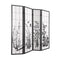 Levede 4 Panel Room Divider Screen Door Stand Privacy Fringe Wood Fold Blossom