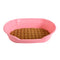 Large 85cm Plastic Pet Bed with Ventilation Holes Resting Plastic Dog Basket