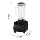 Black Commercial Blender Food Processor Blender Mixer Juicer Smoothies