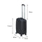 28" Luggage Sets Suitcase Blue&Black TSA Travel Hard Case Lightweight