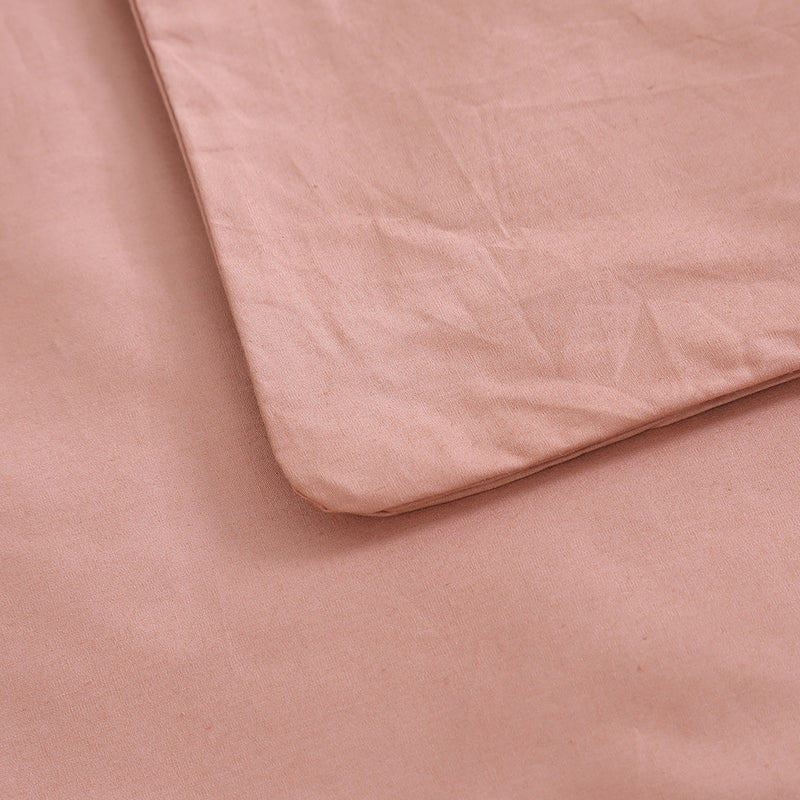 Double Dusty Pink Weighted Blanket Cover