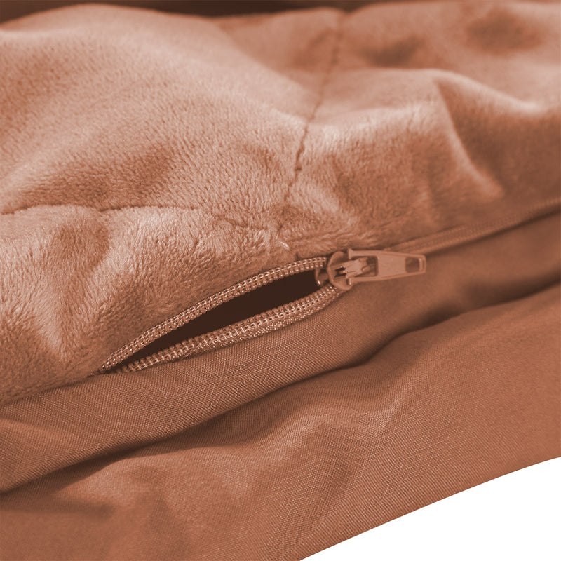 DreamZ Anti-Anxiety Weighted Blanket 9KG in Dusty Pink Colour