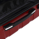 3pc ABS PC Luggage Set Red Colour