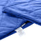 DreamZ 9KG Double Size Anti Anxiety Weighted Blanket Gravity Blankets Royal Blue