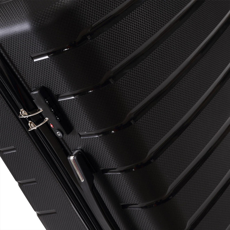28" PP Expandable Luggage Black Colour