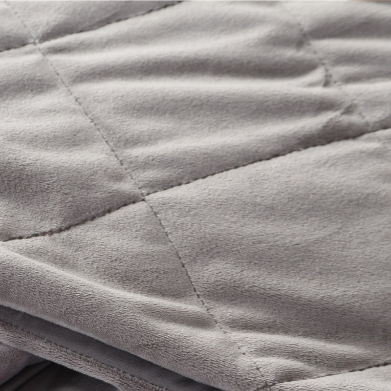 DreamZ 9KG Double Size Anti Anxiety Weighted Blanket Gravity Blankets Grey