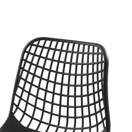 2 Pcs Dining Chair in Black Colour