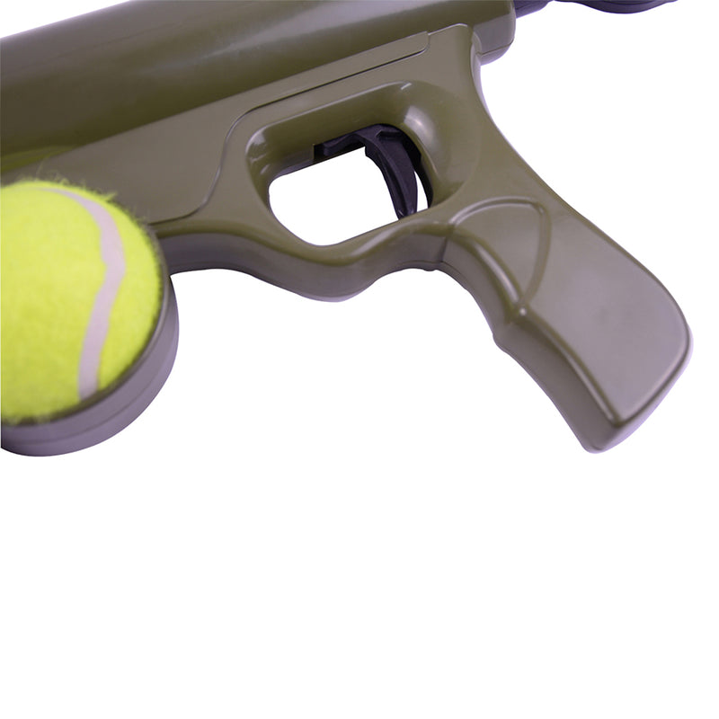 Dog Tennis Ball Launcher Thrower Gun Large Automatic Pet Throw Balls Outdoor