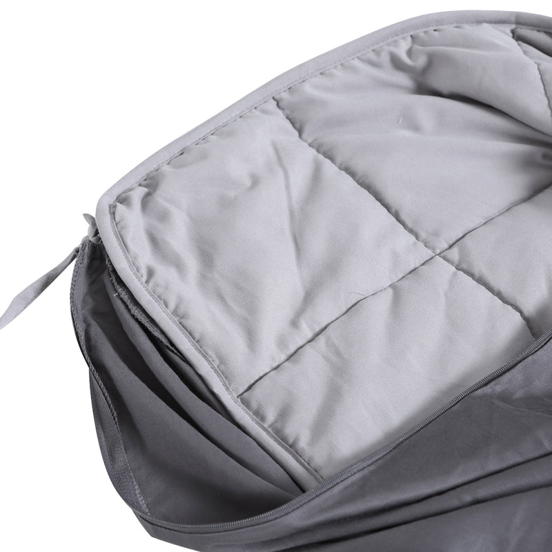 DreamZ 9KG Double Anti Anxiety Weighted Blanket Bamboo Fiber Cover Pillowcase