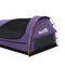 Mountview Double Swag Camping Swags Canvas Dome Tent Hiking Mattress Purple