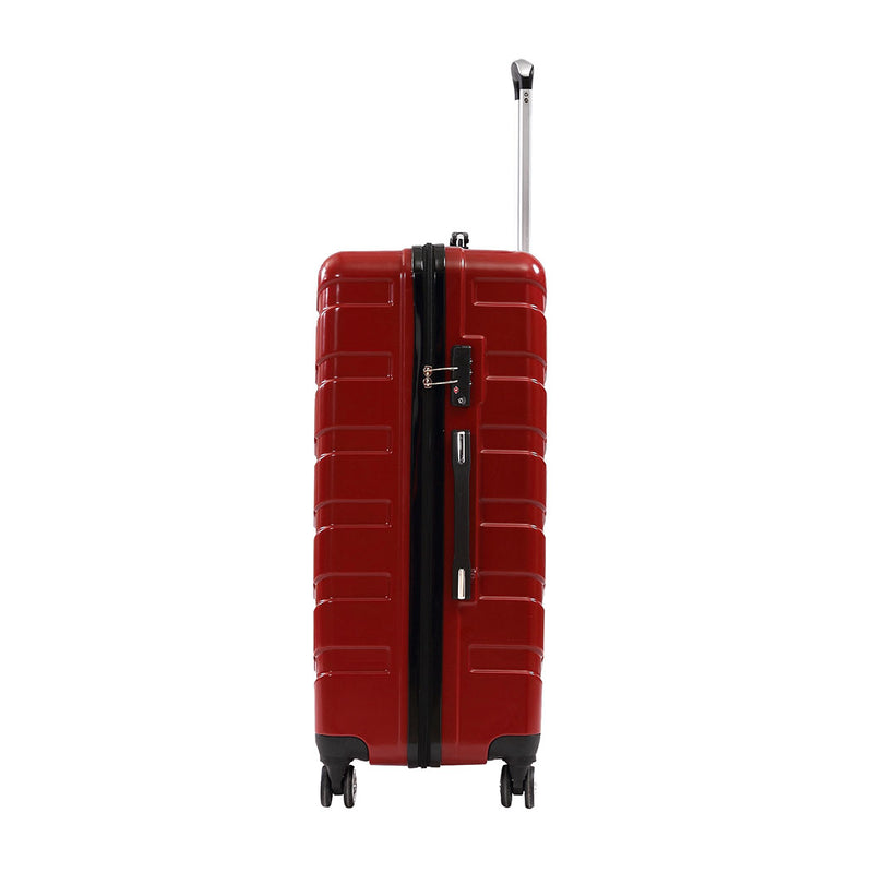 3pc ABS PC Luggage Set Red Colour