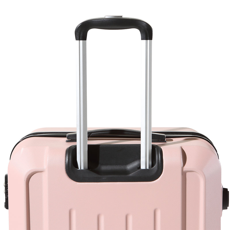 Luggage TSA Hard Case Suitcase Travel Lightweight Trolley Carry on Bag 24" Pink