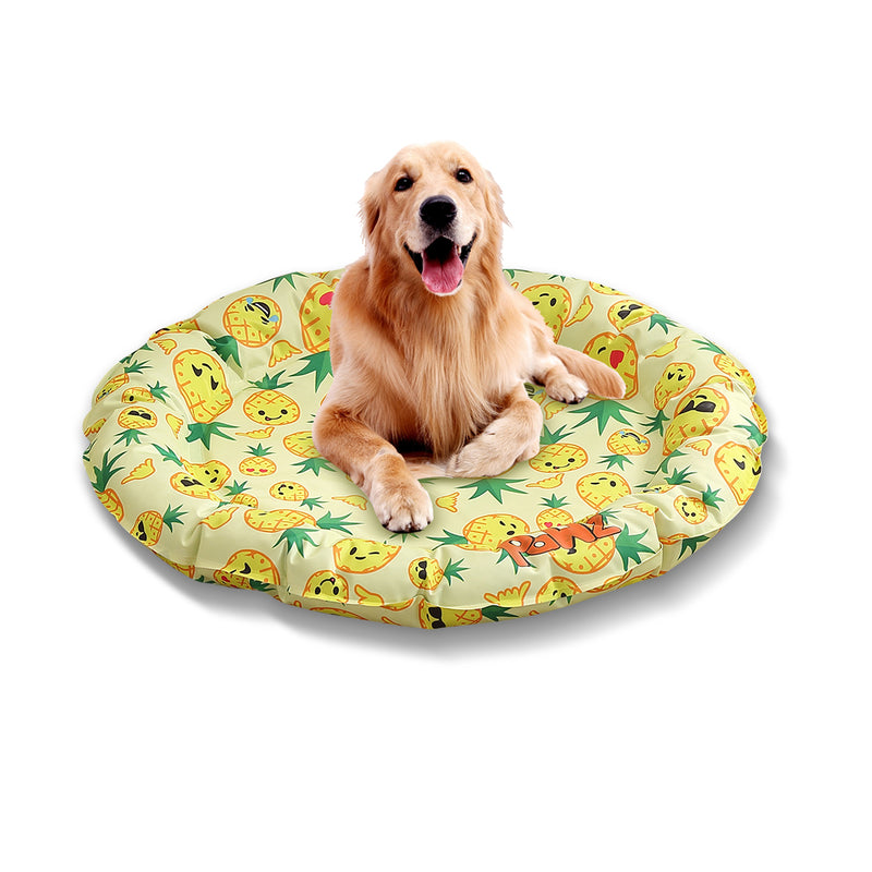 Anti-bug Cat Cooling Bed Pineapple Pattern Large