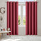 2 Panels Wine 40x108 Inches Blockout Curtains
