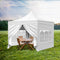 Mountview 3x3M Gazebo Outdoor Pop Up Tent Folding Marquee Camping Canopy White