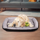 PaWz Heavy Duty Pet Bed Mattress in Size Large in Black Colour