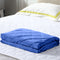 DreamZ 9KG Double Size Anti Anxiety Weighted Blanket Gravity Blankets Royal Blue
