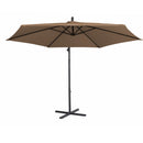 Milano Outdoor - Outdoor 3 Meter Hanging and Folding Umbrella - Latte