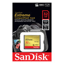 SanDisk 32GB Extreme Compact Flash Card 85MB/s 120MB/s