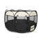 PaWz Pet Soft Playpen Dog Cat Puppy Play Round Crate Cage Tent Portable L Black