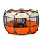 PaWz Pet Soft Playpen Dog Cat Puppy Play Round Crate Cage Tent Portable L Orange