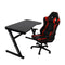 Gaming Chair Desk Computer Gear Set Racing Desk Office Laptop Chair Study Home Z shaped Desk Red Chair