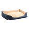 PaWz Deluxe Soft Pet Bed Mattress with Removable Cover Size Medium in Blue Colour