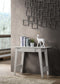 Console Hallway Table In White Oak
