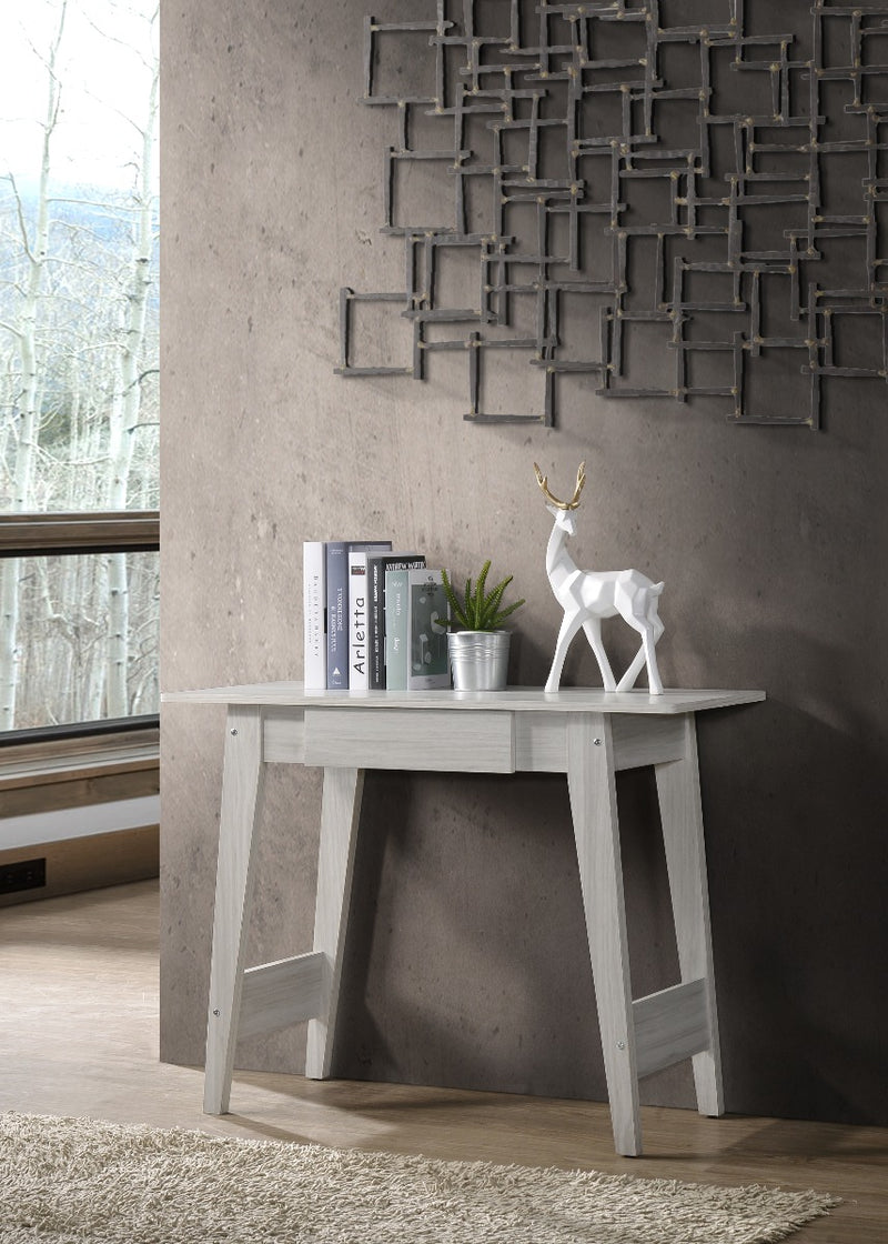 Console Hallway Table In White Oak