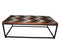 Wooden Coffee Table Contemporary Home Living Room or Office Wooden top Metal Frame