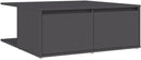 Coffee Table Home Indoor Living Room Storage Drawer Accent End Coffee Side Couch Center Table Furniture High Gloss Grey Chipboard