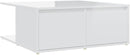 Coffee Table Home Indoor Living Room Storage Drawer Accent End Coffee Side Couch Center Table Furniture High Gloss Grey Chipboard