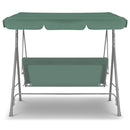 Outdoor Steel Swing Chair - Dark Green (1 Box)