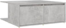 Coffee Table Home Indoor Living Room Storage Drawer Accent End Coffee Side Couch Center Table Furniture High Gloss Grey Chipboard
