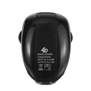 5 in 1 Power Display USB Rechargeable 6 Heads Bald Head Shaver Electric Hair Trimmer Clipper Facial Massager Cleaning Brush