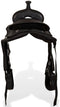 Western Saddle Headstall & Breast Collar Leather Brown/Black Multi Sizes