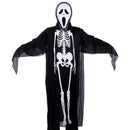 Ghost Bones Clothes for Halloween Dance Costume Party Cosplay Masquerade Skeleton Cloak Adult/Child