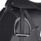 Horse Riding Saddle Set Real Leather 5-in-1 Black/Brown Multi Sizes Black 7.1” (18 cm)
