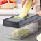 Vegetable Chopper,BRITOR Mandoline Slicer Cutter Chopper and Grater 14 in 1 Vegetable Slicer Potato Onion Chopper Veggie Chopper Dicer with Container (Gray)